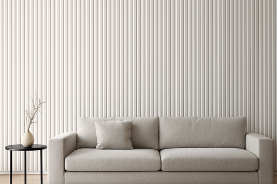 Using Fluted Panels in a Modern Minimalist Living Room illustration