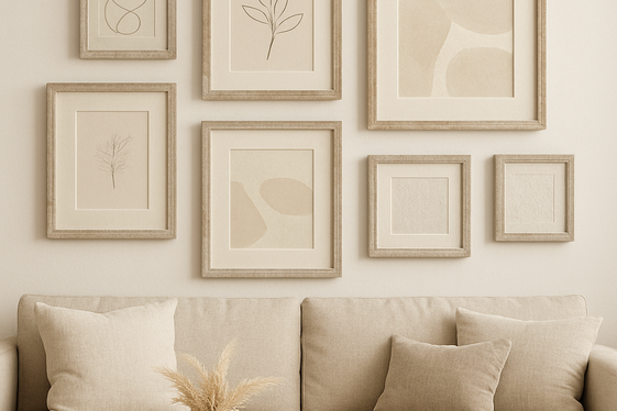 Use a Neutral Palette with Soft Textures illustration