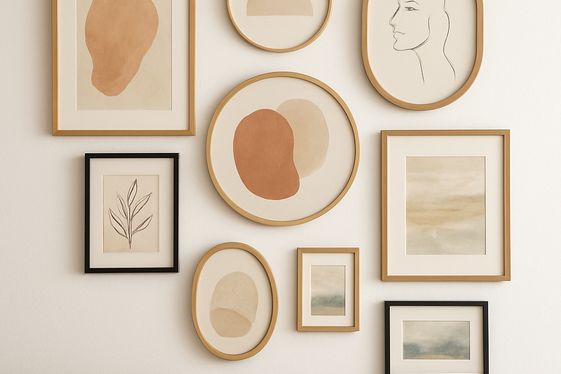 Play with Shapes: Round, Oval, and Irregular Frames illustration