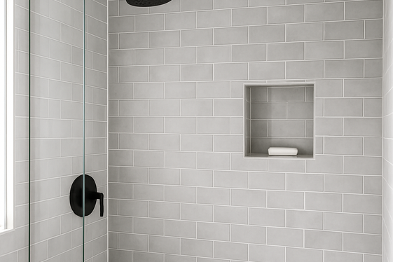 Gray Subway Tiles for a Timeless Shower Look illustration