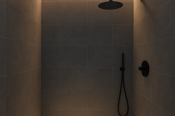 Soft Gray Lighting to Enhance Your Shower Mood illustration