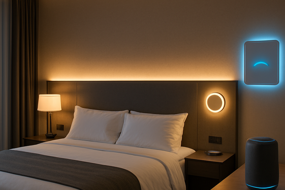 Modern Tech for a Smart Bedroom illustration