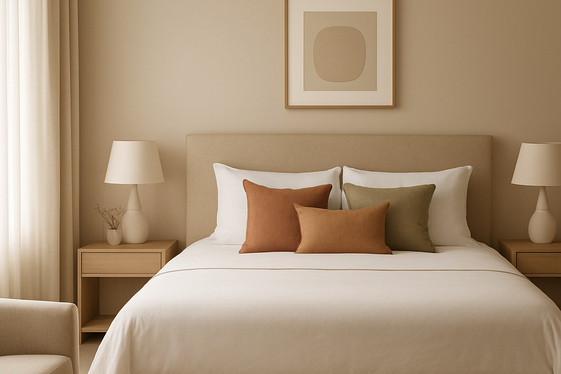 Neutral Tones with Pops of Color illustration