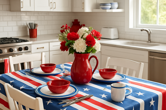 Embrace a Red, White, and Blue Color Palette illustration
