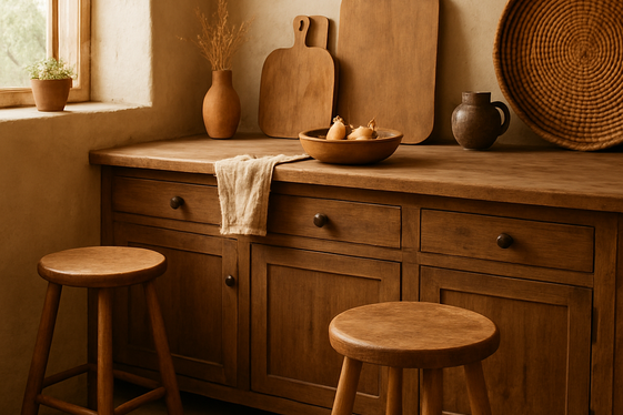 Incorporate Rustic Wooden Accents illustration