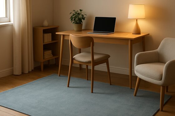 Incorporating Light Blue Rugs for Coziness and Color illustration