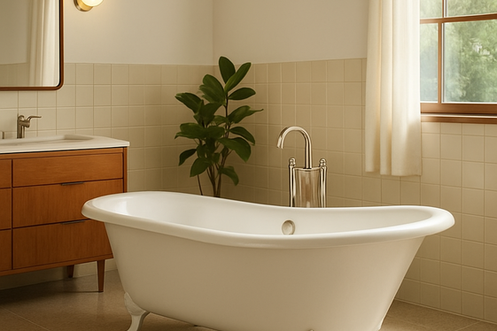 Retro-Inspired Clawfoot Tubs illustration