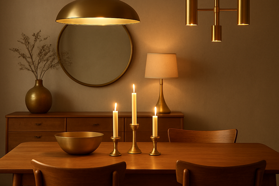 Warm Metallic Accents for a Luxe Feel illustration