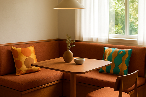 Compact Dining Nooks with Built-In Seating illustration