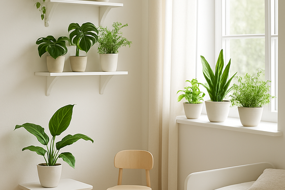 Incorporating Plants for Freshness and Life illustration