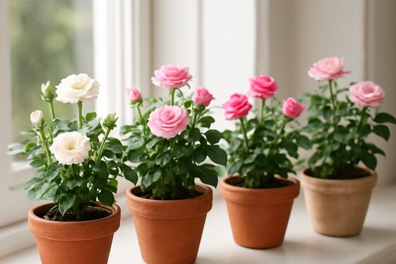 Growing Miniature Roses Indoors and Outdoors illustration
