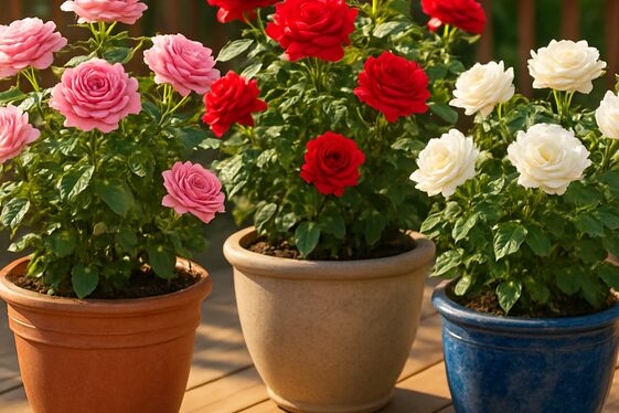 Planting Roses in Containers for Small Spaces illustration