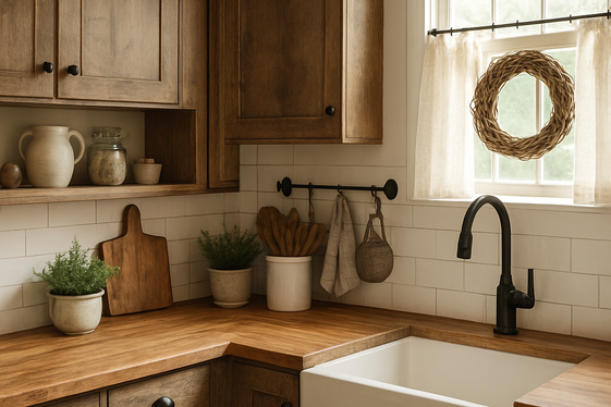 Rustic Farmhouse Kitchen Ideas Tip 4 illustration