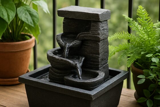 Add a Small Water Feature for Calming Sounds illustration