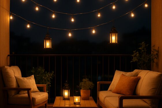 Use String Lights and Lanterns to Set a Relaxed Mood illustration