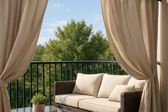 Install Weatherproof Curtains for Privacy and Style illustration