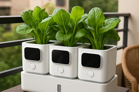 Integrate Smart Planters with Self-Watering Features illustration