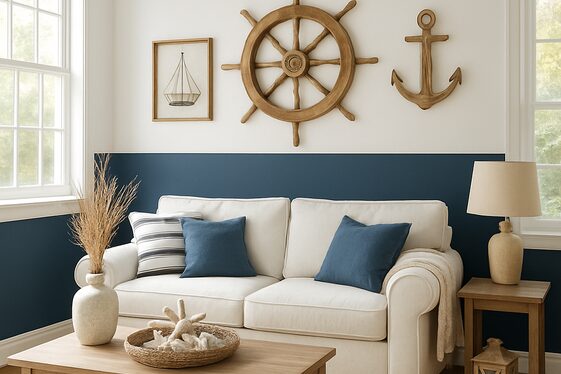 Classic White and Navy for Timeless Charm illustration