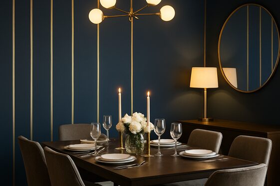 Metallic Stripes for a Touch of Glam illustration