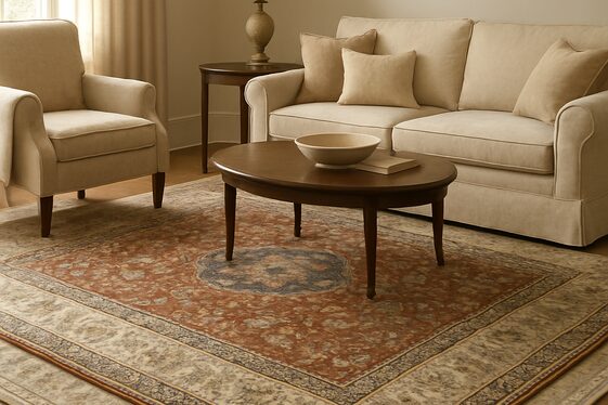 Layered Area Rugs for Depth and Texture illustration