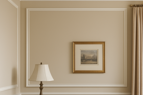 Elegant Crown Moldings and Trim Details illustration