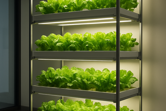 Implement Vertical Hydroponics for Soil-Free Growth illustration