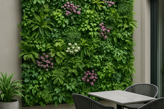 Create a Lush Green Wall with Modular Panels illustration