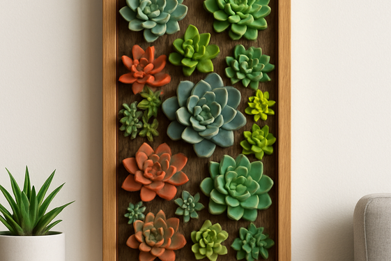Build a Vertical Succulent Frame illustration
