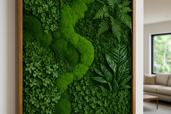 Install Living Wall Art for a Natural Feature illustration