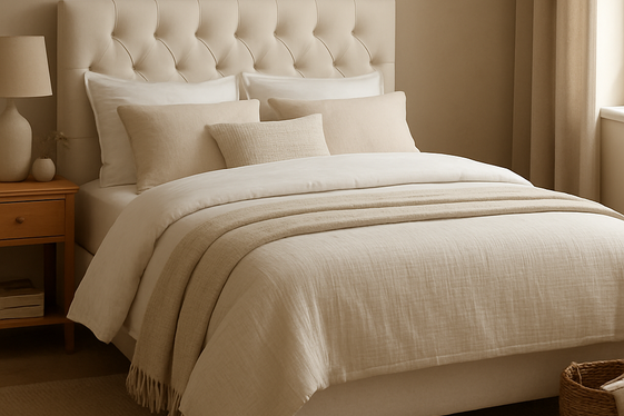 Choosing White Upholstered Beds for a Soft Look illustration