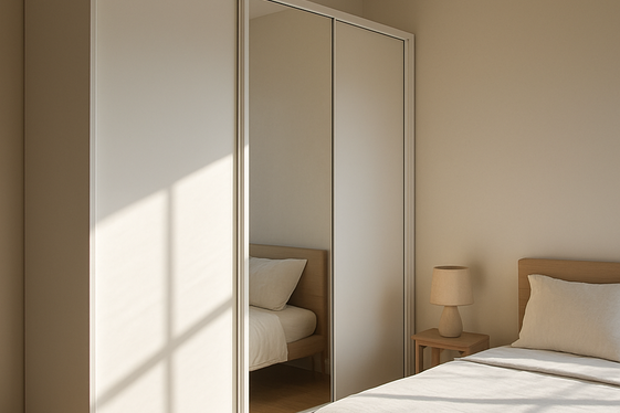 Using White Wardrobes to Open Up Small Bedrooms illustration