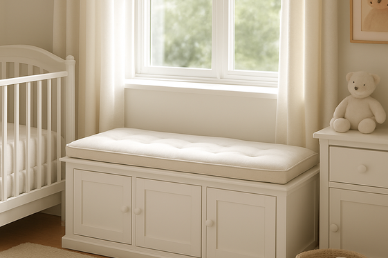 Under-Window Storage Benches illustration