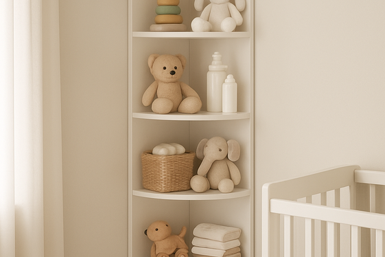 Utilizing Corner Shelves Creatively illustration