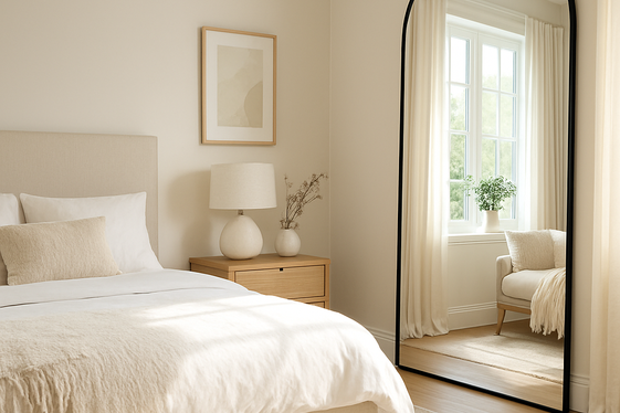 Hang Mirrors to Reflect Natural Light from Windows illustration