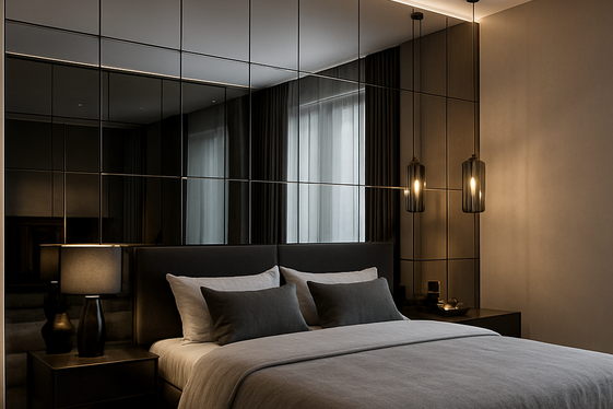 Use Mirrored Panels to Create a Wall Feature illustration