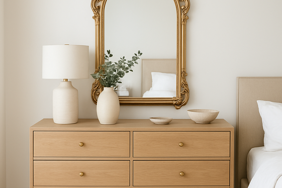 Mount a Mirror Above the Dresser for Style and Function illustration
