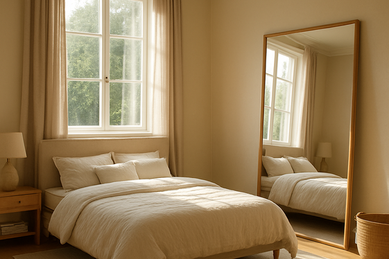 Position a Mirror Opposite a Window for Maximum Brightness illustration