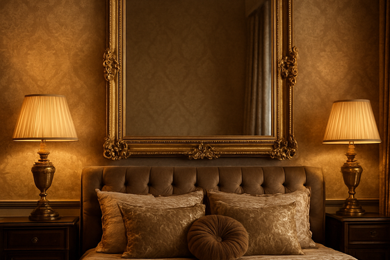Use an Ornate Frame Mirror for a Touch of Glam illustration