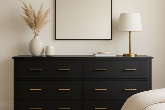 Black Dressers That Combine Functionality & Flair illustration