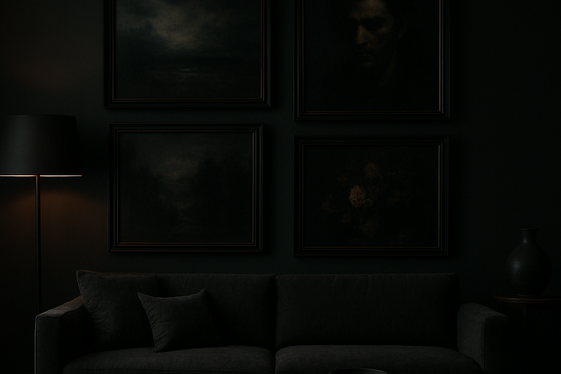 Including Moody Art and Dark Frames for Impact illustration