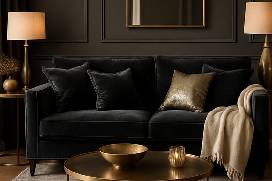 Using Dark Velvet Upholstery for Luxurious Comfort illustration