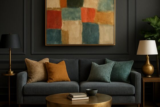 Choosing Charcoal Gray for a Timeless Lounge illustration