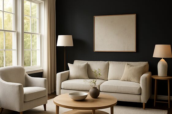 Balancing Darkness with Large Windows and Natural Light illustration
