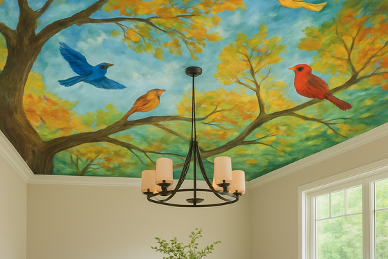 Unique Ceiling Murals That Tell a Story illustration