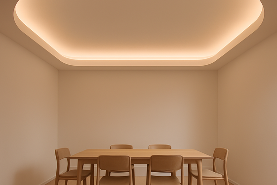 Soft, Curved Tray Ceilings for Subtle Depth illustration
