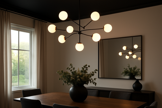 Dramatic Black or Dark Painted Ceilings illustration