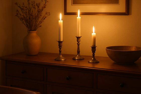 Using Candles for Warmth and Coziness illustration