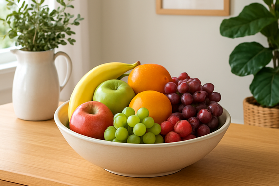 Arranging Fresh Fruit and Edible Decor illustration