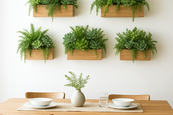 Add Floating Planters or Green Walls illustration