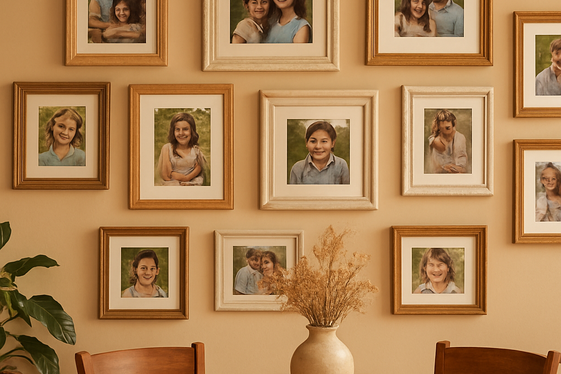 Frame Personal Photos Creatively illustration